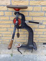 Vintage gietijzeren Kolom boormachine, Doe-het-zelf en Verbouw, Gereedschap | Boormachines, Ophalen, Gebruikt, Boormachine