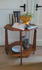 Art deco bijzettafel plantentafel tafel salontafel eiken, Antiek en Kunst, Ophalen