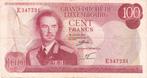 LUXEMBOURG 100 FRANCS 1970, Postzegels en Munten, Bankbiljetten | Europa | Niet-Eurobiljetten, Verzenden, Overige landen