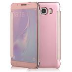 Clear View Hoesje voor Samsung Galaxy J5 (2016) _ Roze Goud, Verzenden, Nieuw, Overige modellen, Hoesje of Tasje