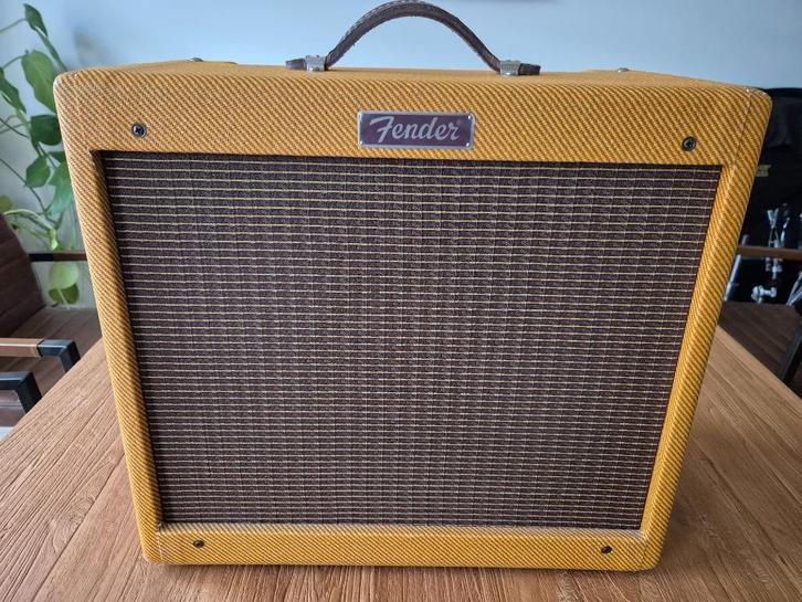 Fender Blues Junior Tweed met extra reverb-tank, Muziek en Instrumenten, Versterkers | Bas en Gitaar, Zo goed als nieuw, Gitaar