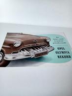 Vintage Opel Olympia Rekord Brochure, Ophalen of Verzenden, Nieuw, Opel