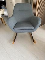 NEBEL Schommelstoel NEBEL lichtblauwe stof, Huis en Inrichting, Fauteuils, Ophalen, Zo goed als nieuw, Stof