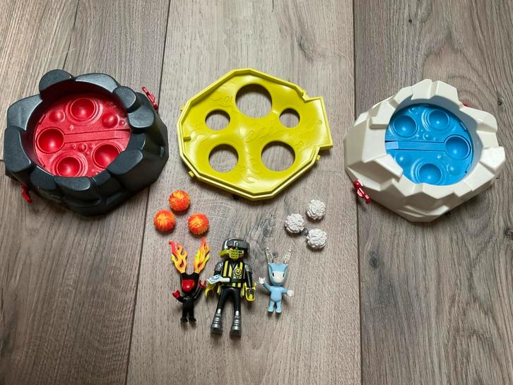 Playmobile Actiespel Vuur en IJs - 6831, Kinderen en Baby's, Speelgoed | Playmobil, Zo goed als nieuw, Complete set, Ophalen of Verzenden