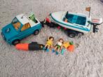 Playmobil pick up met speedboot 6864, Ophalen of Verzenden, Zo goed als nieuw