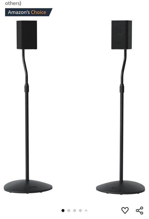 Sanus Adjustable Speaker Stand Height, Audio, Tv en Foto, Luidsprekers, Zo goed als nieuw, Overige merken, Ophalen