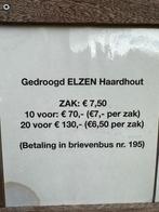 Ideaal voor de vuurschaal / vuurkorf Elzen 20 zakken €130,-, Elzenhout, Blokken, Ophalen