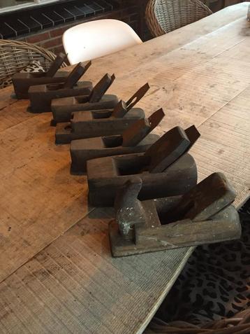 Antieke Houten Blokschaven Set beschikbaar voor biedingen