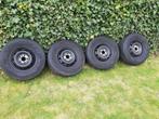 15 inch fiat ducato velgen 5x118 et 68 met wieldoppen, Auto-onderdelen, 15 inch, 225 mm, Ophalen, Zomerbanden