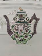 Antieke Chinese qing Famille Verte Puzzle theepot, Ophalen of Verzenden