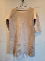 2-zijdig te dragen jurk mt 40/42, ivoor en taupe., Maat 38/40 (M), Overige kleuren, Ophalen of Verzenden, Knielengte