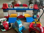 Lego Duplo Cars De Pitstop #5829 Compleet, Ophalen of Verzenden, Zo goed als nieuw, Complete set, Duplo