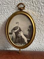 Klein ovaal goudkleurig fotolijstje Jyden Colonel Campbell, Antiek en Kunst, Ophalen of Verzenden