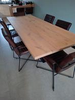 Gardo Eettafel - Rustiek Eiken, XX Poot, Zo Goed Als Nieuw!, Huis en Inrichting, Tafels | Eettafels, Ophalen, 200 cm of meer, 50 tot 100 cm