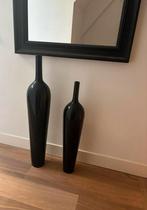& Klevering set zwarte vazen, glas decoratie, hoog glaswerk, Ophalen, Nieuw