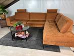 GRATIS LEVERING Hoekbank Cognac 310x225 GEREINIGD, Huis en Inrichting, Hoekbank, 300 cm of meer, Ophalen of Verzenden, Zo goed als nieuw