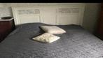 Twee persoons bed, Huis en Inrichting, Slaapkamer | Bedden, Crème, 180 cm, Gebruikt, Hout