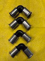 4x 32mm HENCO 90 graden bocht, Ophalen of Verzenden, Zo goed als nieuw