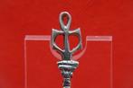 Zilveren lepeltje Egyptische Ankh of Anch kruis, Antiek en Kunst, Verzenden