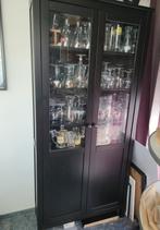 Vitrinekast hemnes, Huis en Inrichting, Kasten | Vitrinekasten, Ophalen, Gebruikt, 50 tot 100 cm, 150 tot 200 cm