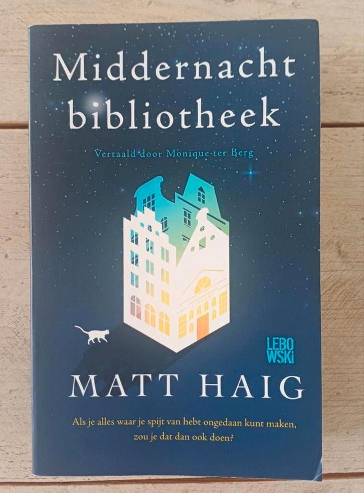 Matt Haig - Middernachtbibliotheek, Boeken, Literatuur, Zo goed als nieuw, Ophalen of Verzenden
