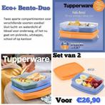 Tupperware Eco + Bento Broodtrommel / Lunchbox, Ophalen of Verzenden, Nieuw, Bus of Trommel
