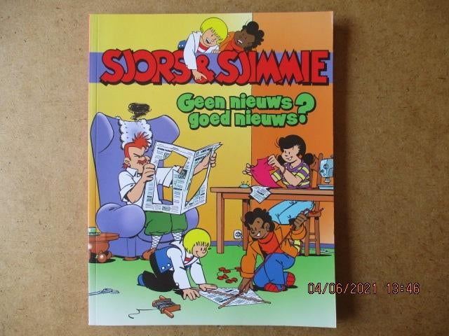 adv4058 sjors en sjimmie kbs, Eén stripboek, Ophalen, Gelezen