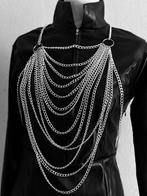 Zilverkleurige Bodychain, Overige materialen, Verstelbaar, Nieuw, Ophalen of Verzenden