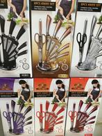 Partijhandel 10 x messenblok rvs draaiblok partii handel, Huis en Inrichting, Ophalen of Verzenden, Nieuw, Rvs of Chroom