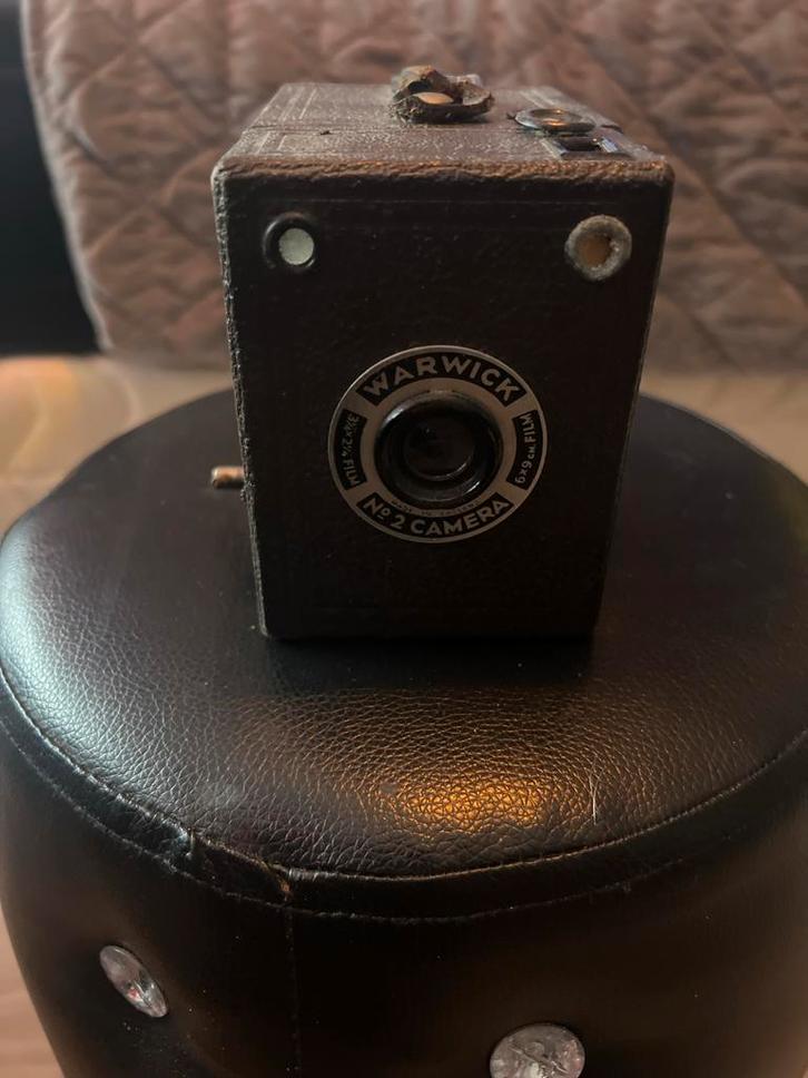 Vintage Warwick No. 2 Box Camera, Audio, Tv en Foto, Fotocamera's Analoog, Gebruikt, Compact, Overige Merken, Ophalen of Verzenden