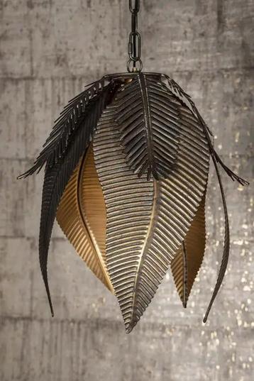 PTMD Marinth Hanglamp - Bladmotief Metaal beschikbaar voor biedingen