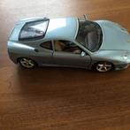 Burago Ferrari modena 360 zilver, 1999, Ophalen of Verzenden, Zo goed als nieuw, Bburago