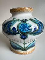 Vintage STREHLA GDR Germany Vaas Turquoise Bruisglazuur 70’s, Antiek en Kunst, Ophalen of Verzenden