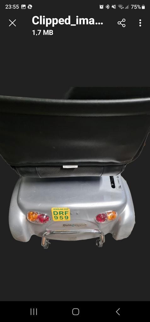 Mooie onderhouden scooter mobiel kleur grijs, Diversen, Brommobielen en Scootmobielen, Gebruikt, 46 km of meer, 16 km/u of meer