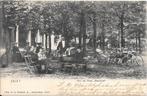 Zeist, Tuin van Hotel Boschlust met terras en butler. 1905, Ophalen of Verzenden, Voor 1920, Gelopen, Utrecht