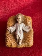 Kerst beeld ❤️ kindje Jezus in kribbe, Antiek en Kunst, Ophalen of Verzenden