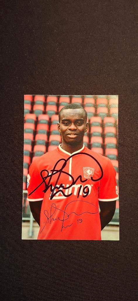 Spelerskaart met handtekening; Shadrach Eghan # FC Twente, Verzenden, Nieuw, F.C. Twente, Spelerskaart