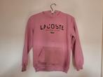 Roze La Coste Lacoste hoodie capuchon trui maat 146-152 vlek, Meisje, Trui of Vest, Gebruikt, Ophalen of Verzenden