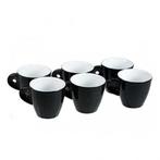 Espresso kopjes set 6 stuks zwart * nieuw in de doos *, Nieuw, Ophalen of Verzenden