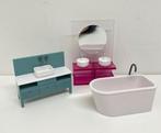 Lundby badkamer meubelen, Verzamelen, Poppenhuizen en Toebehoren, Ophalen of Verzenden, Gebruikt, Overige typen