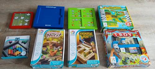 8 smartgames iq perplex hide and seek troy temple trap, Hobby en Vrije tijd, Gezelschapsspellen | Kaartspellen, Zo goed als nieuw