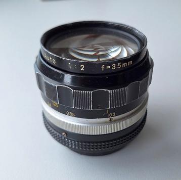 Nikon Nikkor-O Auto 35mm. 2.0 ai beschikbaar voor biedingen