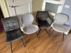 4x Eetkamerstoel Light & Living, Huis en Inrichting, Stoelen, Ophalen, Gebruikt, Overige kleuren, Stof
