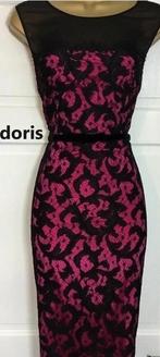 kant jurk Karen Millen maat 10/38 oksel tot oksel 42 cm, Maat 38/40 (M), Karen Millen, Zwart, Ophalen of Verzenden