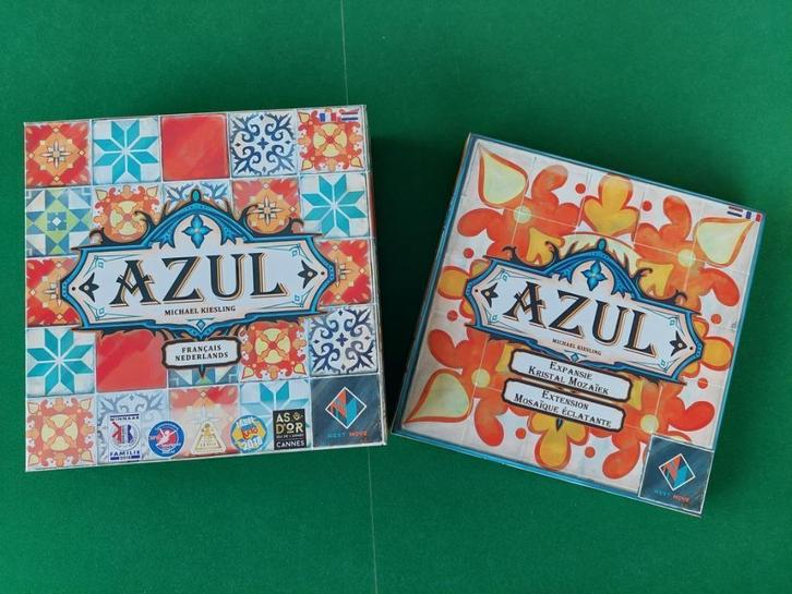 AZUL Basisspel met expansieset, Hobby en Vrije tijd, Gezelschapsspellen | Bordspellen, Zo goed als nieuw, Een of twee spelers