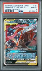 Greninja Zoroark 107 PSA 8, Hobby en Vrije tijd, Verzamelkaartspellen | Pokémon, Ophalen of Verzenden, Zo goed als nieuw