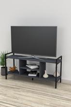 Tv Meubel -  Metaal met Hout - Antraciet-119x35x58 cm, Ophalen, Nieuw, 50 tot 100 cm, Minder dan 100 cm