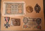Lot WO1 Duits / medaille / marine gesp / Flieger abzeichen, Verzamelen, Ophalen of Verzenden, Landmacht, Duitsland, Embleem of Badge