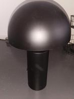 Mooie zwarte paddestoel lamp, Ophalen, Zo goed als nieuw, Modern, Minder dan 50 cm