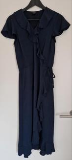 Blauwe jurk wrapdress, Blauw, Maat 38/40 (M), Ophalen of Verzenden, Zo goed als nieuw